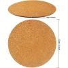8pcs Self-Adhesive Cork Coasters
