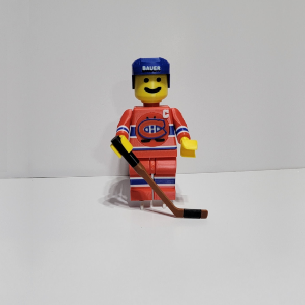 Canadians_Richard_01 The Legendary Maurice "The Rocket" Richard Custom Brick Figure