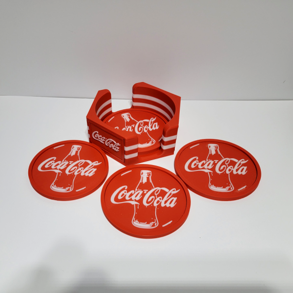 Coke_Cola_5_Set Coca Cola Inspired Coaster Set