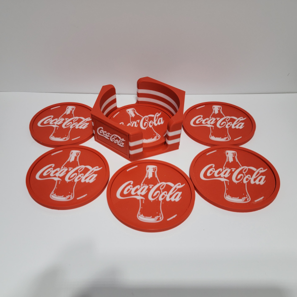 Coke_Cola_7_Set Coca Cola Inspired Coaster Set