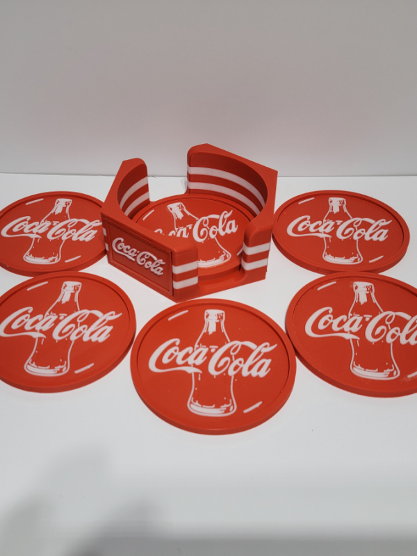 Coca Cola Inspired Coaster Set