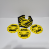 Dewalt_5_Set Industrial Saw Blade Coaster Set – DeWalt Inspired Workshop Decor